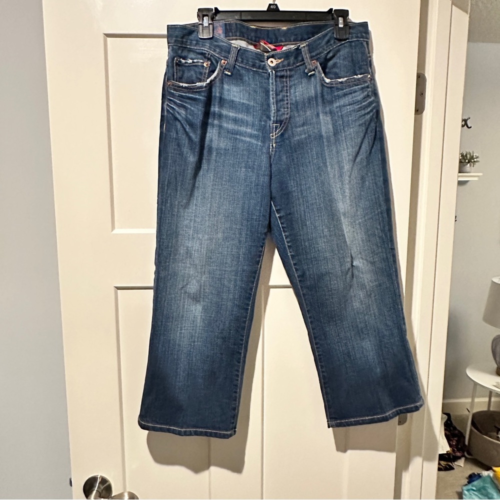 Lucky Brand Classic Blue Denim Dungarees